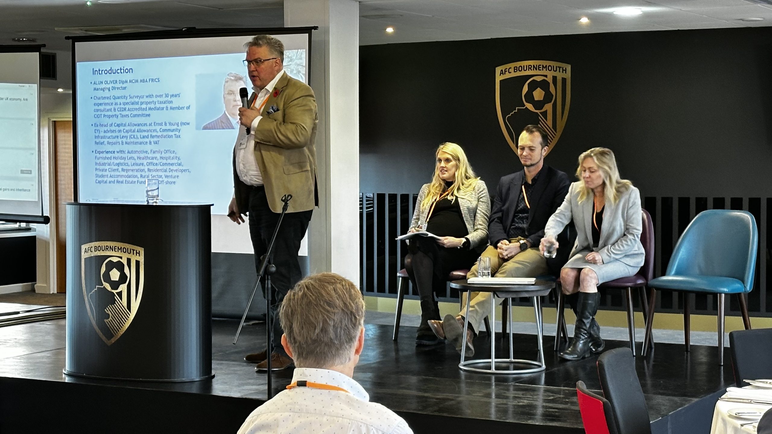 Post Autumn Budget CPD Panel Property Tax Update at AFC Bournemouth 2024
